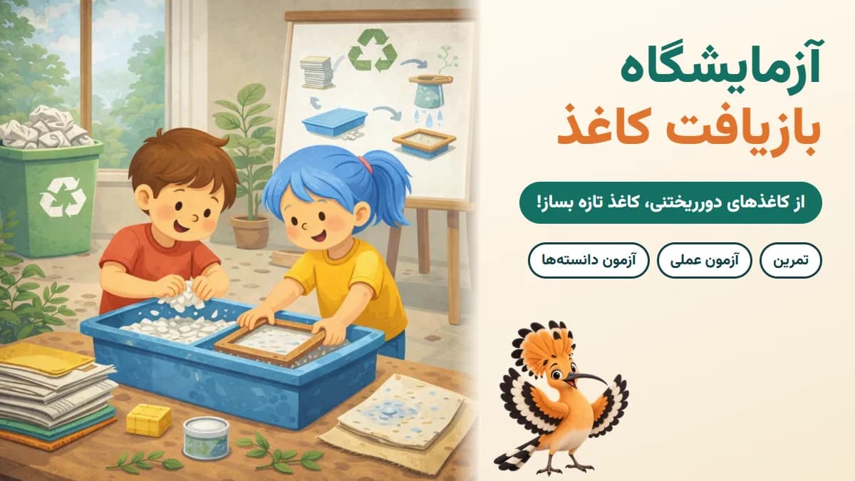 تصویر بازی آزمایشگاه بازیافت کاغذ