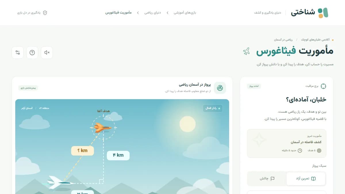 تصویر بازی مأموریت فیثاغورس